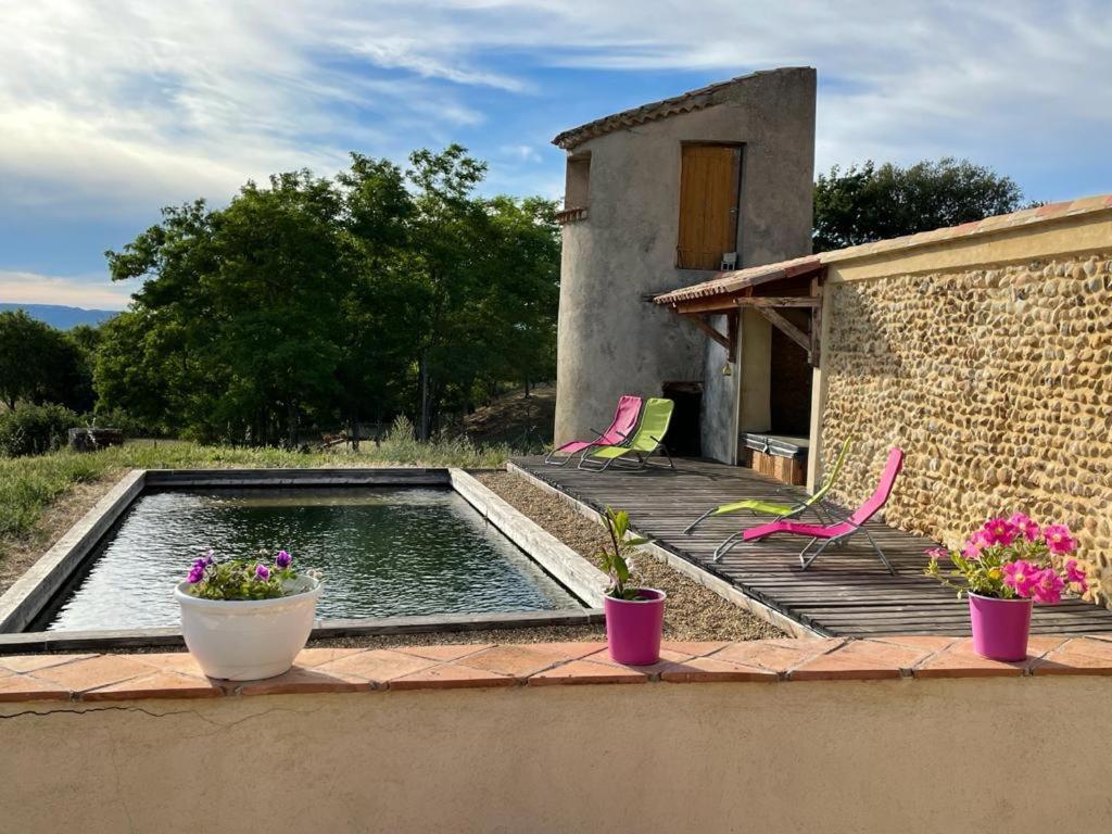 Chambre A La Ferme Au Milieu Des Lavandes Valensole Esterno foto